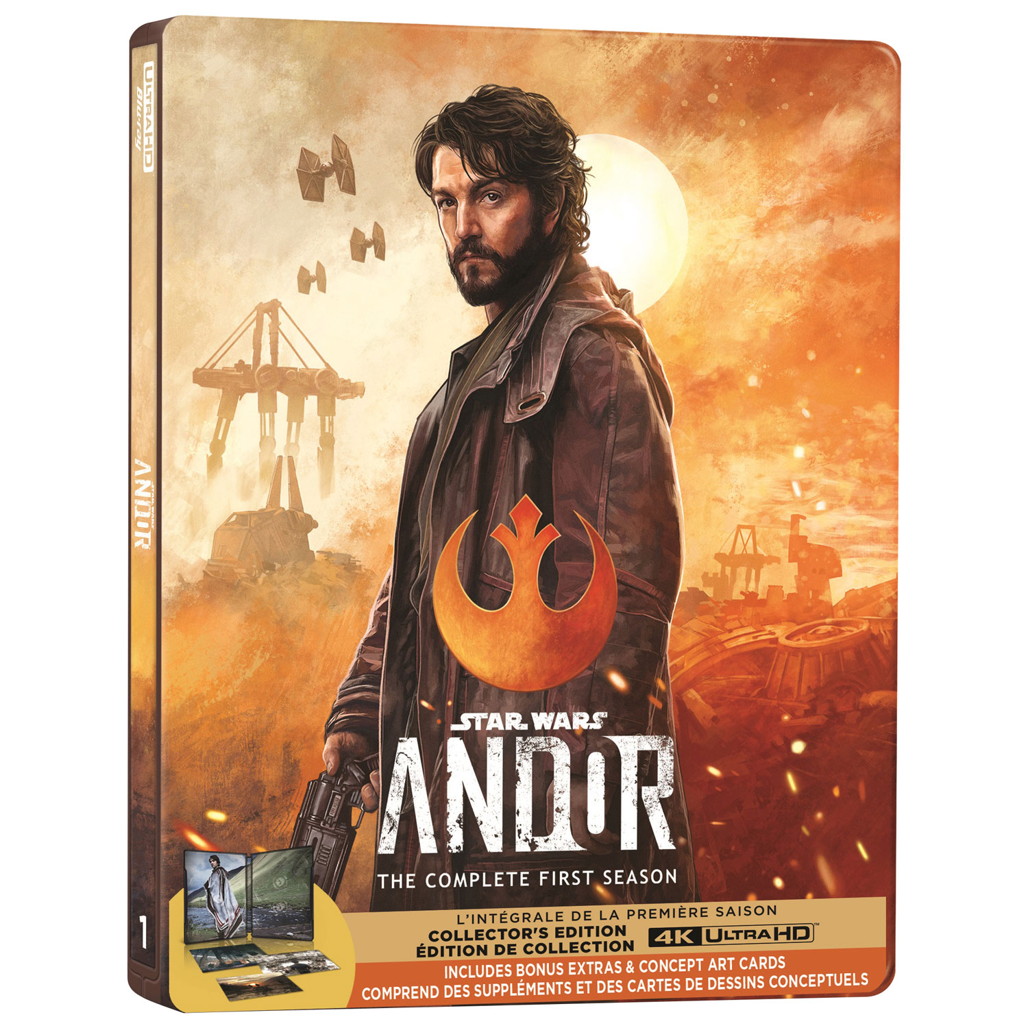 Star Wars Andor: The Complete First Season (Collector's Edition) (4K Ultra HD) (Blu-ray Combo)