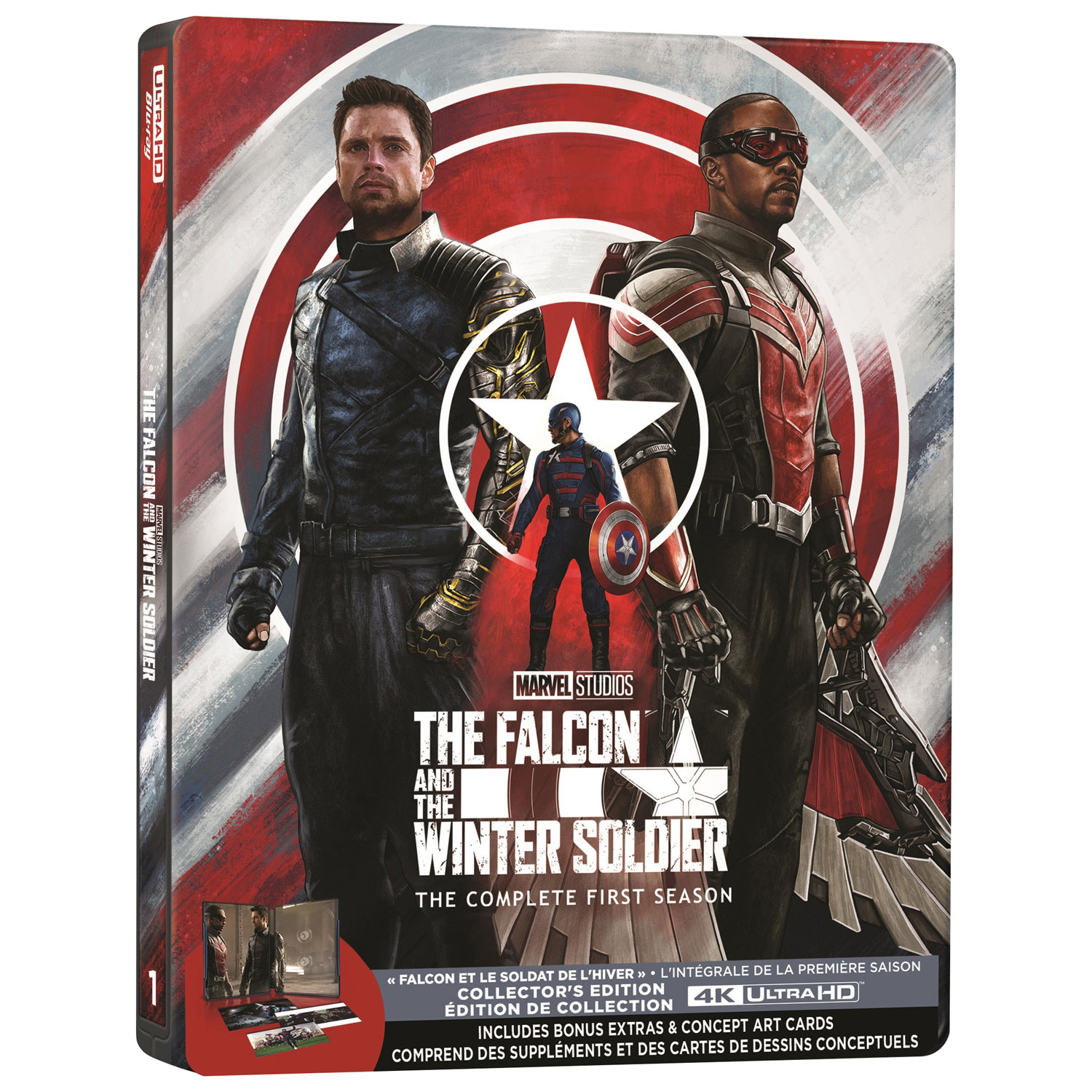 The Falcon and The Winter Soldier: The Complete First Season (4K Ultra HD) (Blu-ray Combo) (2021)