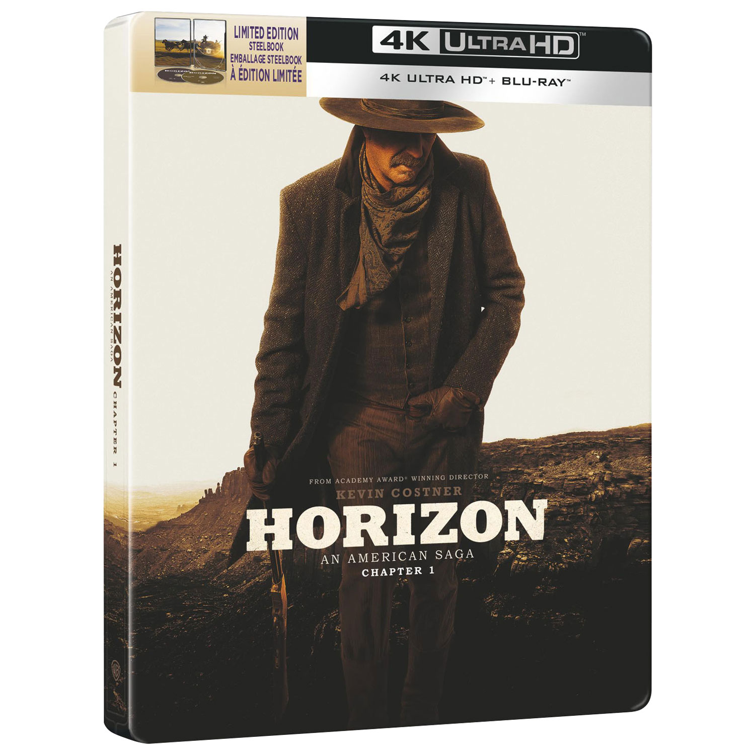 Horizon: An American Saga - Chapter 1 (Limited Edition) (SteelBook) (4K Ultra HD) (Blu-ray Combo)