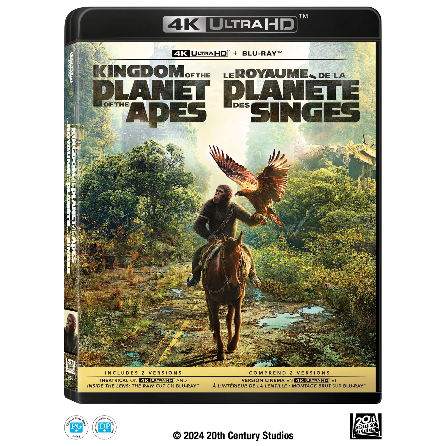 Kingdom Of The Planet Of The Apes (4K Ultra HD) (Blu-ray Combo)