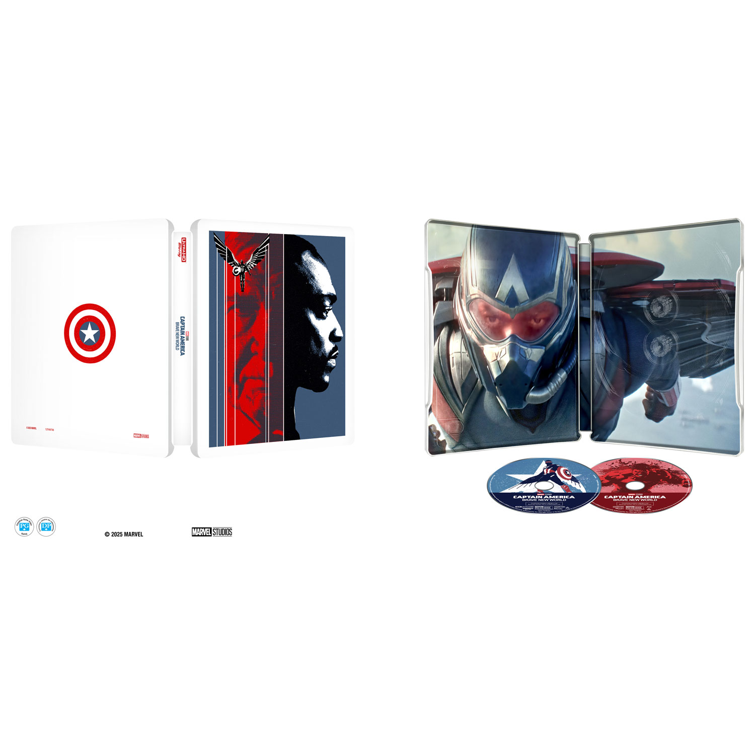 Captain America: Brave New World (Steelbook) (4K Ultra HD) (Blu-ray Combo)