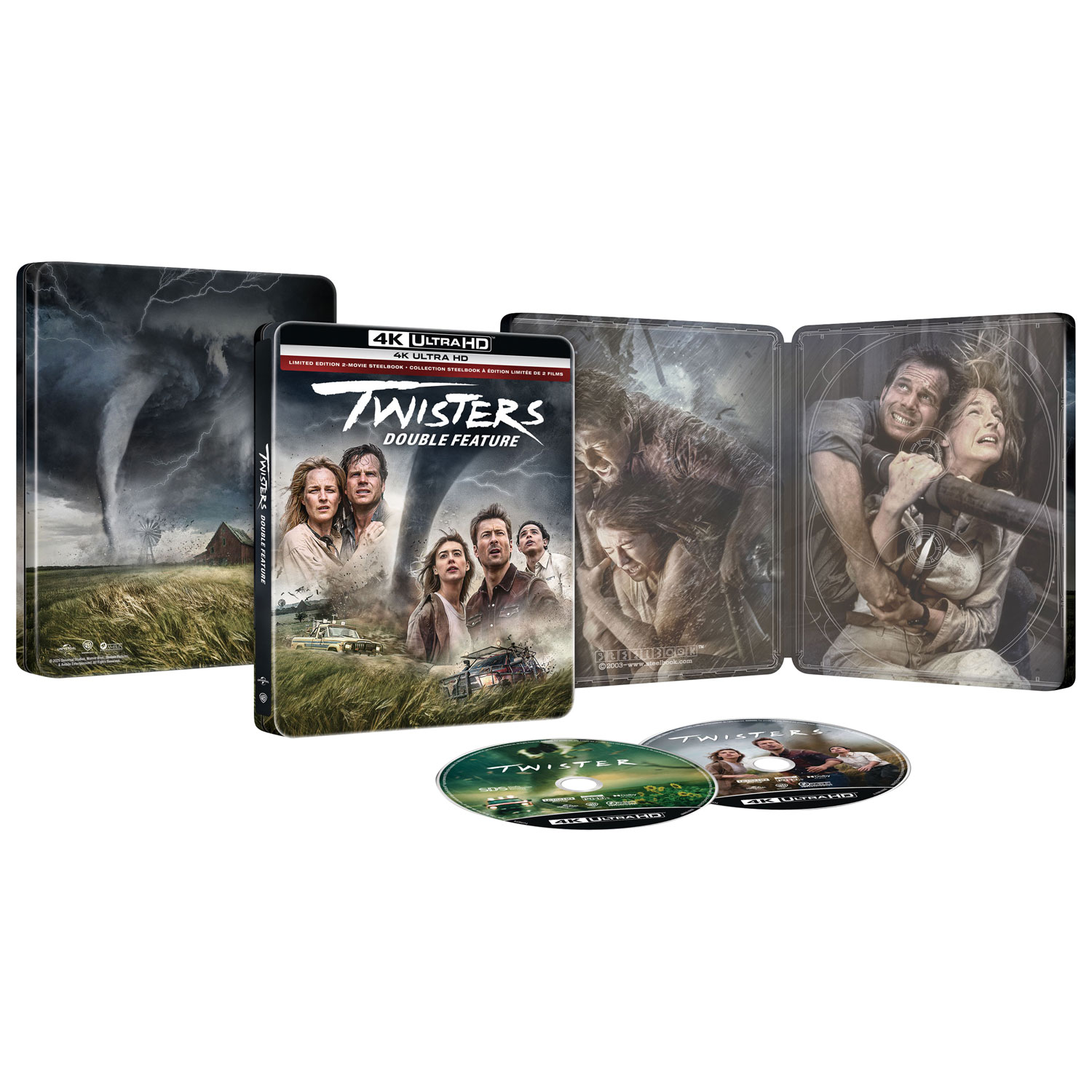 Twisters Double Feature (SteelBook) (Ultra HD 4K)