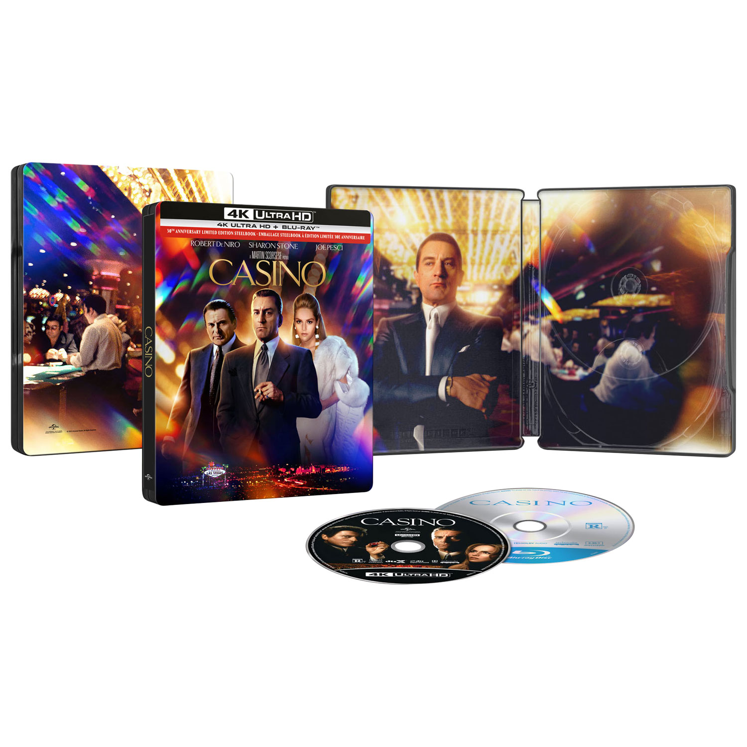 Casino: 30th Anniversary (SteelBook) (UHD 4K) (Combo Blu-ray) (1995)