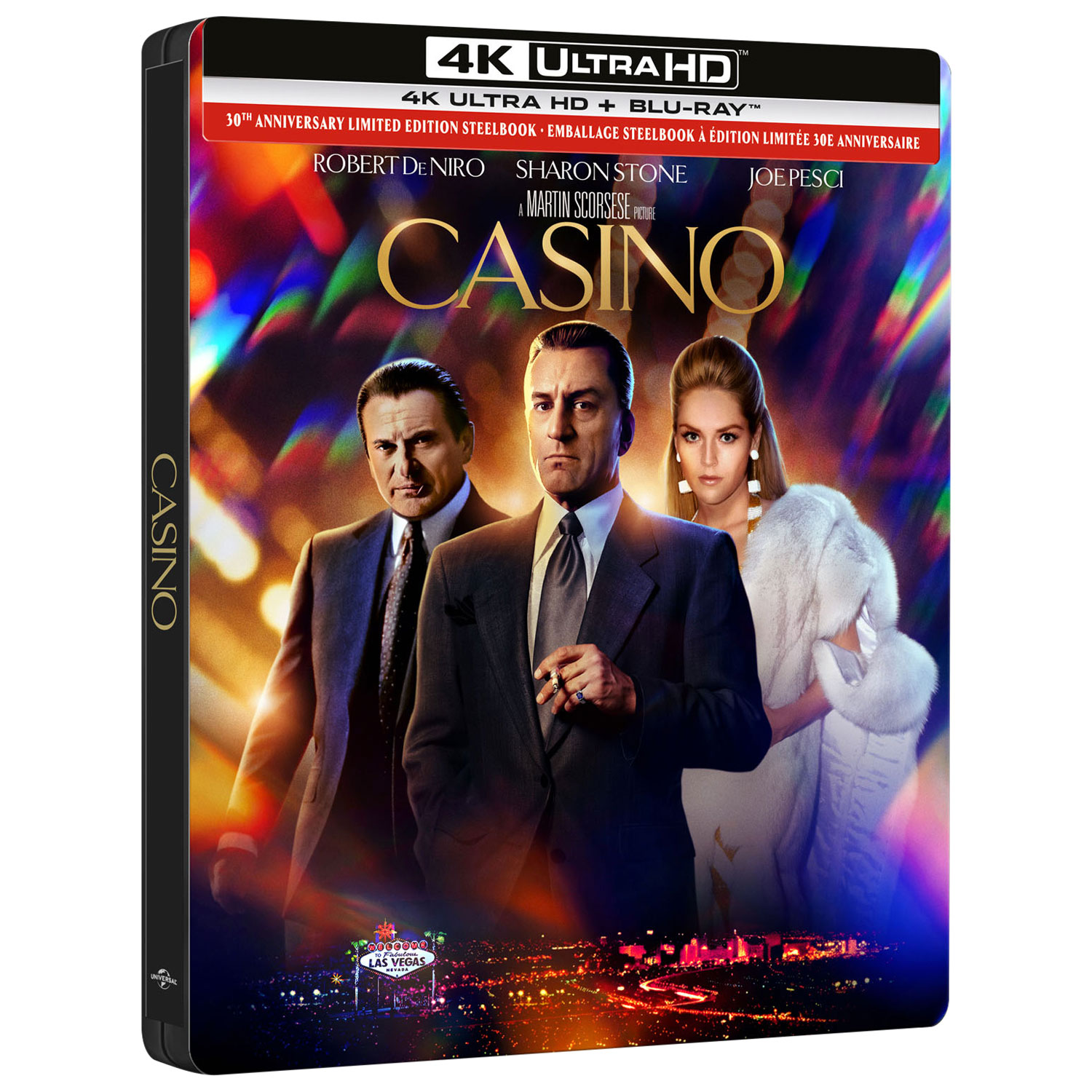 Casino: 30th Anniversary (SteelBook) (UHD 4K) (Combo Blu-ray) (1995)