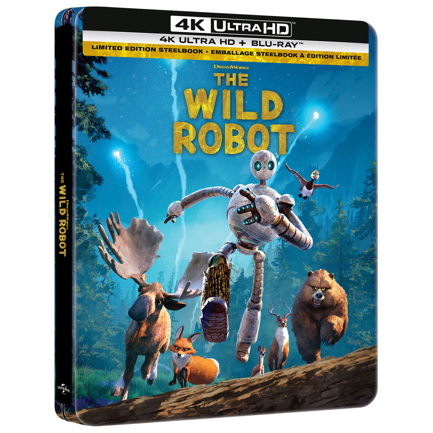 The Wild Robot (SteelBook) (4K Ultra HD) (2024)