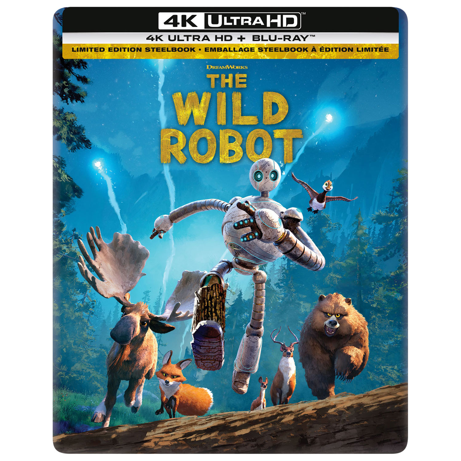 The Wild Robot (SteelBook) (4K Ultra HD) (2024)