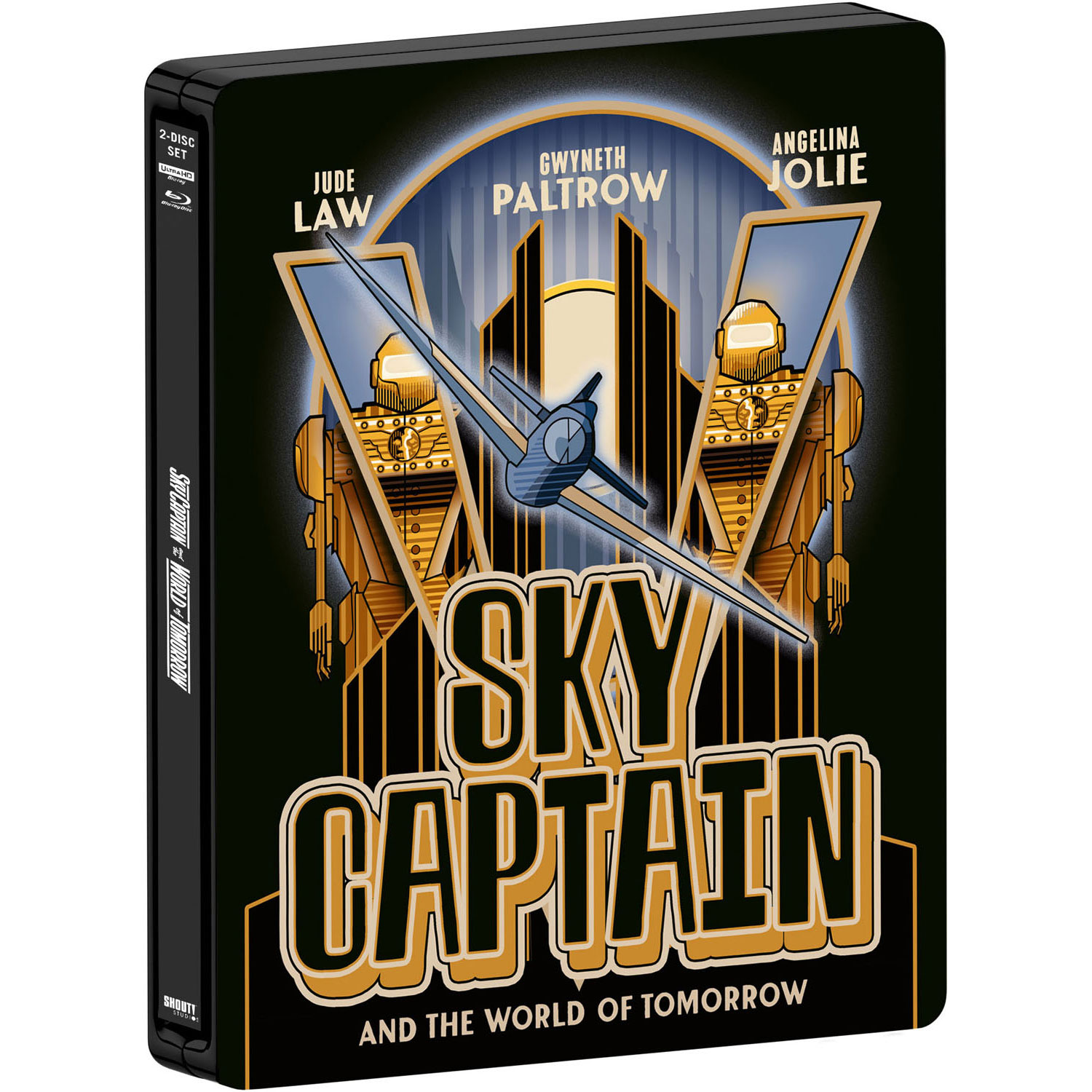 Sky Captain World of Tomorrow (4K Ultra HD) (Blu-ray Combo) (SteelBook) (2004)