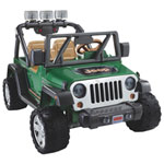 Power Wheels Deluxe Jeep Wrangler (CBG65) - Green