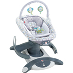 Fisher Price 4-in-1 Rock 'n Glide Soother (CBT81) - Grey/Blue