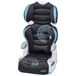 Evenflo Big Kid Amp Booster Car Seat - Blue/ Black/ Grey