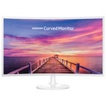 Samsung 32" 60Hz 4ms Curved PLS LED Monitor (LC32F391FWNXZA) - White