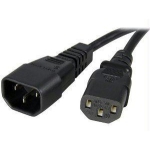 StarTech 10 ft 14 AWG Computer Power Cord Extension - C14 to C13