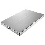 LaCie Porsche 1TB 2.5" USB-C Portable External Hard Drive (STFD1000402) - Silver