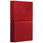 WD My Passport 2TB 2.5 USB 3.0 Portable External Hard Drive (WDBYFT0020BRD-WESN) - Red