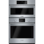 Bosch 30" 4.6 Cu. Ft. Convection de ventilateur électrique combiné four à mur (HBL57M52UC) - Acier inoxydable