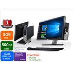 Dell Optiplex 960 AIO, Intel Core 2 Duo 3.0 Ghz, 8GB memory, 500GB Hard Drive, Windows 10 Home , With 19" LCD,1 YW-Refurbished