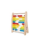 Hape Rainbow Wooden Counting Bead Abacus