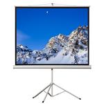 EluneVision 84"*84" Portable Tripod Manual Pull-up Screen