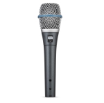 Shure Beta 87A Supercardioid Condenser Vocal Microphone