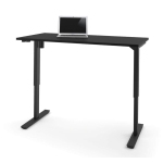Réglage de la hauteur de l'univers 30" x 60" Bureau permanent - noir