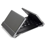 Plugable Technologies BT-KEY3 Folding Keyboard Compact Bluetooth with Case & Stand