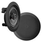 Son autour de Pyle PDIC81RDBK 8-Inch 2-Way Système de haut-parleur en ligne noir