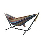 Vivere's Combo - Double Tropical Hammock with Stand (9ft)