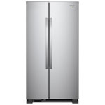 Bouton à remous 36" 24.9 Cu. Ft. Réfrigérateur côte à côte avec LED Éclairage (WRS315SNHM) - Inox