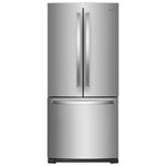 Bouton à remous 30" 19.7 Cu. Ft. Réfrigérateur de porte français avec LED Éclairage (WRF560SFHZ) - Acier inoxydable