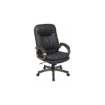 Executive Bonded Leather Office Chair in Espresso