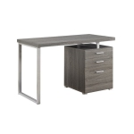 Coaster Hilliard 3 Drawer Computer Desk in Weathered Gray