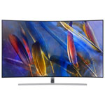Samsung 55" 4K UHD HDR Curved QLED Tizen Smart TV (QN55Q7CAMFXZC) - Silver - Open Box