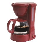 Hauz 5 Cups 750ml Coffee Maker Red