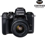 Canon EOS M5 Mirrorless Camera with 15-45mm f/3.5-6.3 Lens Kit - Open Box