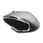 VERBATIM WIRELESS NOTEBOOK 6-BUTTON DELUXE BLUE LED MOUSE, GRAPHITE 98621
