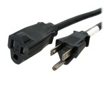 STARTECH 5-15 EXTENSION CORD-COMPUTER POWER EXTENSION CORD-AC EXTENSION CORD-NEMA EXTENSION CORD-10 FT EXTENSION CABLE P