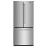 Maytag 30" 20 Cu. Ft. French Door Refrigerator with LED Lighting (MFB2055FRZ) - Stainless Steel