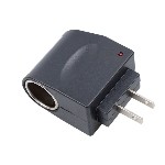 AxGear AC Aux DC Chaussette allume-cigare auto 100-240V Convertisseur d'adaptateur de puissance