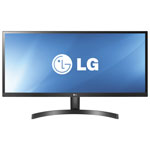 LG 34" Ultrawide FHD 5ms GTG IPS LED Monitor (34WK500) - Black