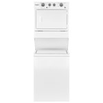 Whirlpool 4 Cu. Ft. Gas Agitator Washer & 5.9 Cu. Ft. Dryer Laundry Centre 9 Wash Cycles & AutoDry (WGT4027HW) - White