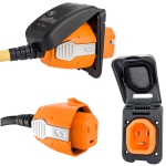 SmartPlug 30 Amp Connector & Non Metallic Inlet - Black