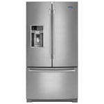 Maytag 36" 26.8 Cu. Ft. Réfrigérateur de porte français avec distributeur d'eau (MFT2772HEZ) - Acier inoxydable