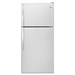 Whirlpool 30" 18.2 Cu. Ft. Top Freezer Refrigerator - Stainless Steel - Open Box - Scratch & Dent