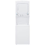 GE 4.4 Cu. Ft. Electric Washer & Dryer Laundry Centre (GUD24ESMMWW)-White-Open Box-Perfect Condition
