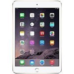 Apple iPad Mini 3 Third Generation 7.9in Wifi + 4G 64gb in Gold, Certified Refurbished