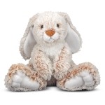 Melissa & Doug Plush Burrow Bunny Rabbit Stuffed Animal - 9-Inch
