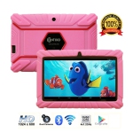 Contixo 7” K2 Kids Tablet | Wi-Fi Camera Apps Games for Children Infant Toddlers Kids Parental Control w/Kid-Proof Case (Pink)