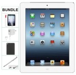 Apple IPAD 4th Generation 16GB BLACK WIFI ONLY Refurbished Comes with Case, Stylus Pen, charger and a 1 Year Warranty