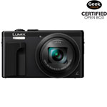 Panasonic LUMIX ZS60K 4K Wi-Fi 18MP 30x Optical Zoom Digital Camera - Black - Open Box