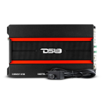 DS18 CANDY-X1B Compact Digital Monoblock Class D Amplifier - 1800 Watts & Remote Subwoofer Level Controller